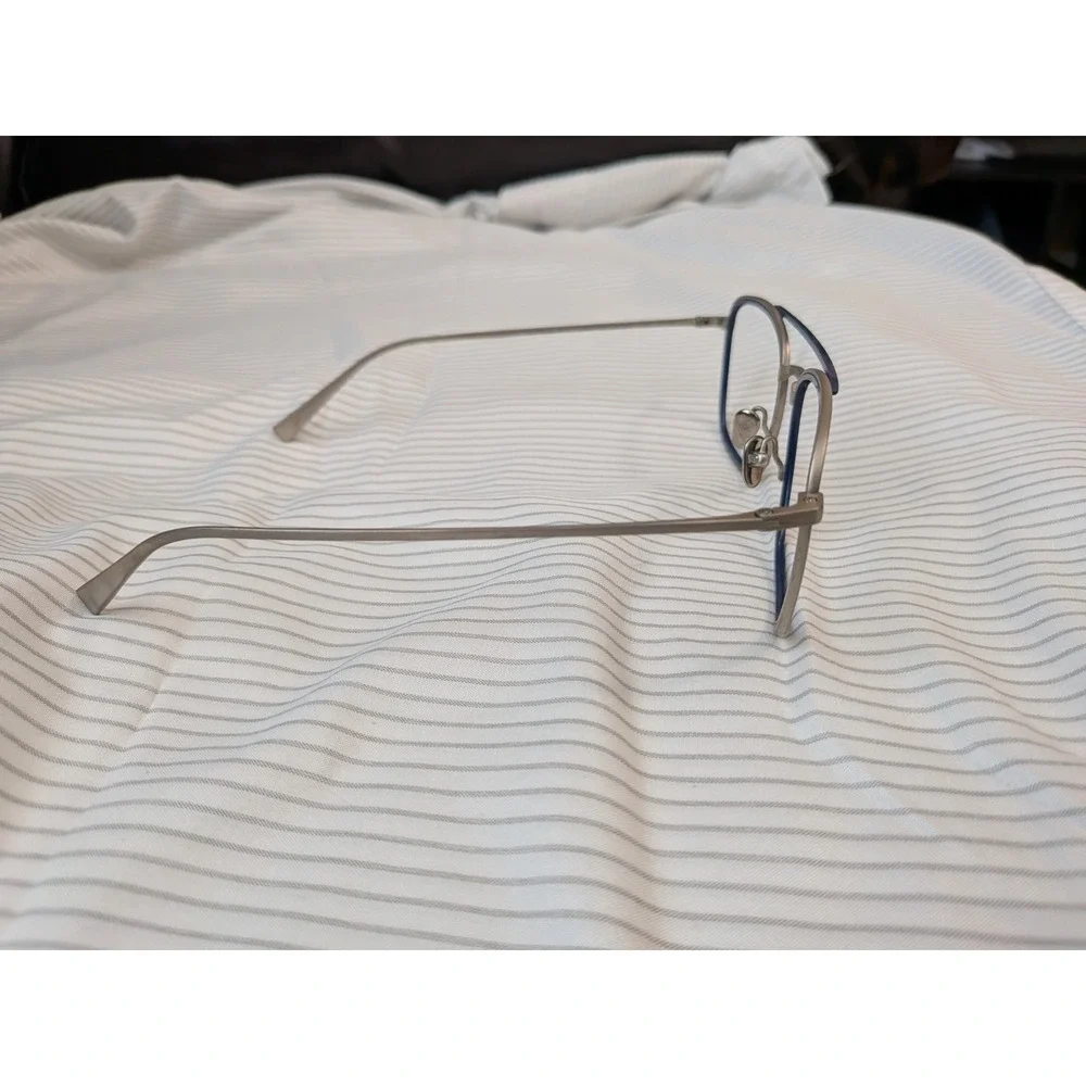 Maui Jim FOLLOWING SEAS MJ-555-17M BLUE SILVER 53/22/145  FRAME ONLY